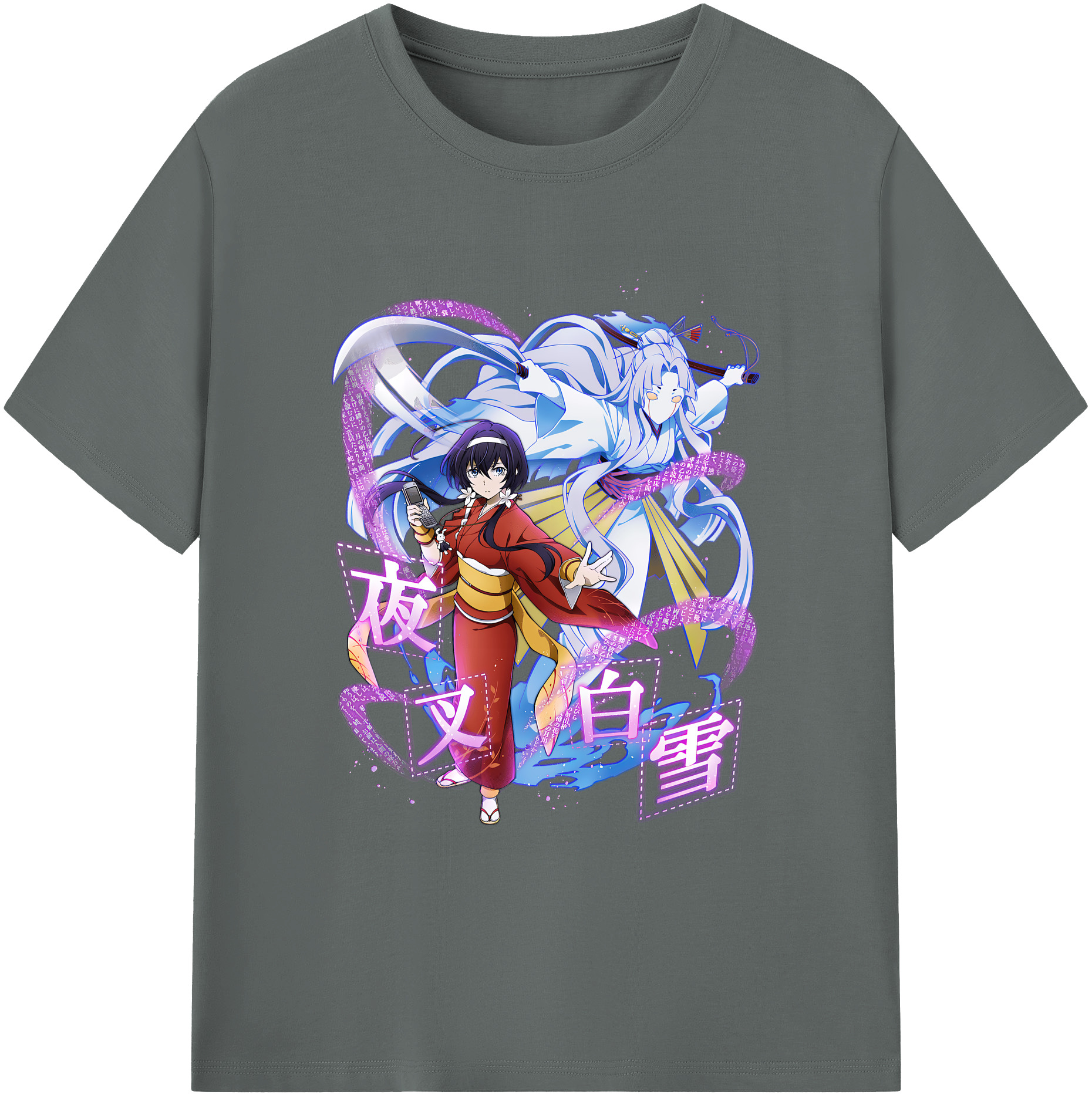（画像用） 文豪ストレイドッグス Bungo Stray Dogs 綿100％ メンズ半袖Tシャツ｜肌触りやわらか＆通気性